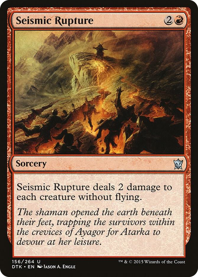 0156 Seismic Rupture U Dragons of Tarkir