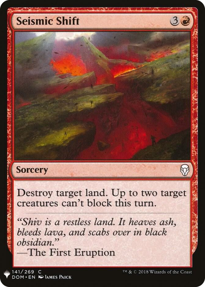 0141 Seismic Shift C The List Reprints