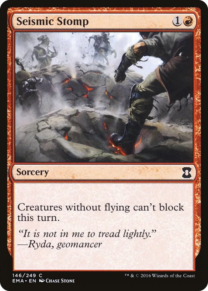 Seismic Stomp #146 C - Eternal Masters Pokemon card