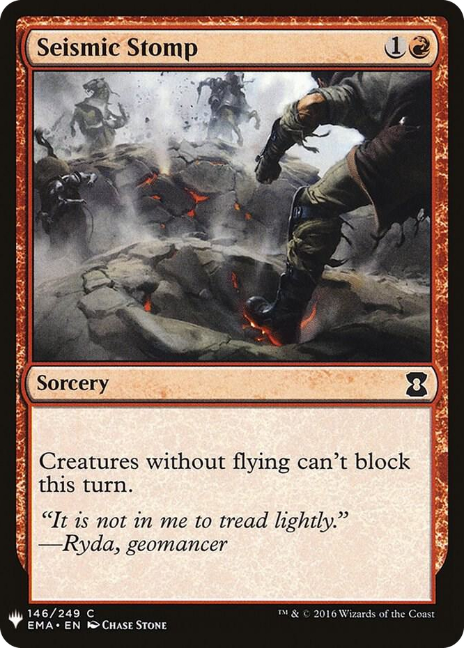 0146 Seismic Stomp C The List Reprints