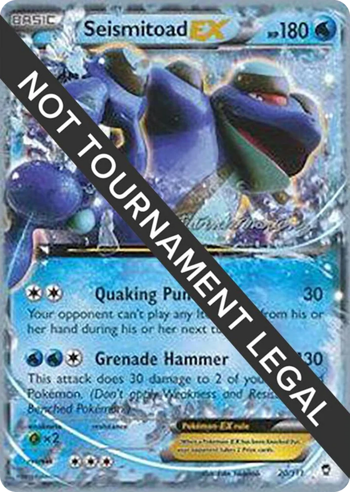 0020 Seismitoad EX - 2015 (Patrick Martinez) Ultra Rare World Championship Decks