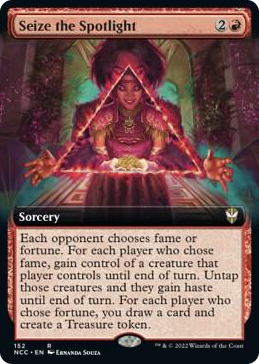 0152 Seize the Spotlight (Extended Art) R Commander: Streets of New Capenna