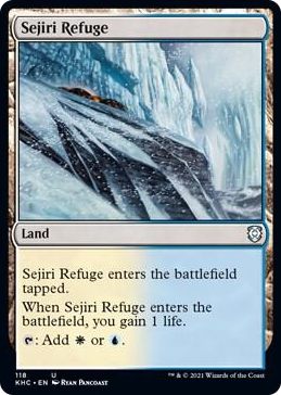 0118 Sejiri Refuge U Commander: Kaldheim