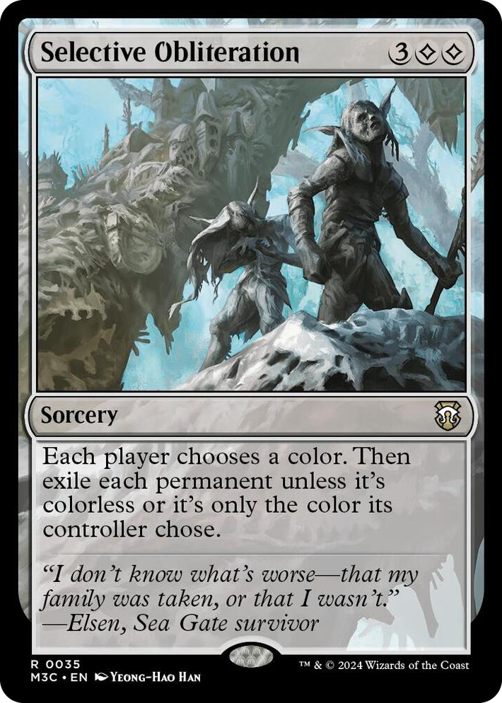 0035 Selective Obliteration R Commander: Modern Horizons 3