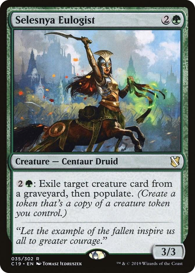 0035 Selesnya Eulogist R Commander 2019