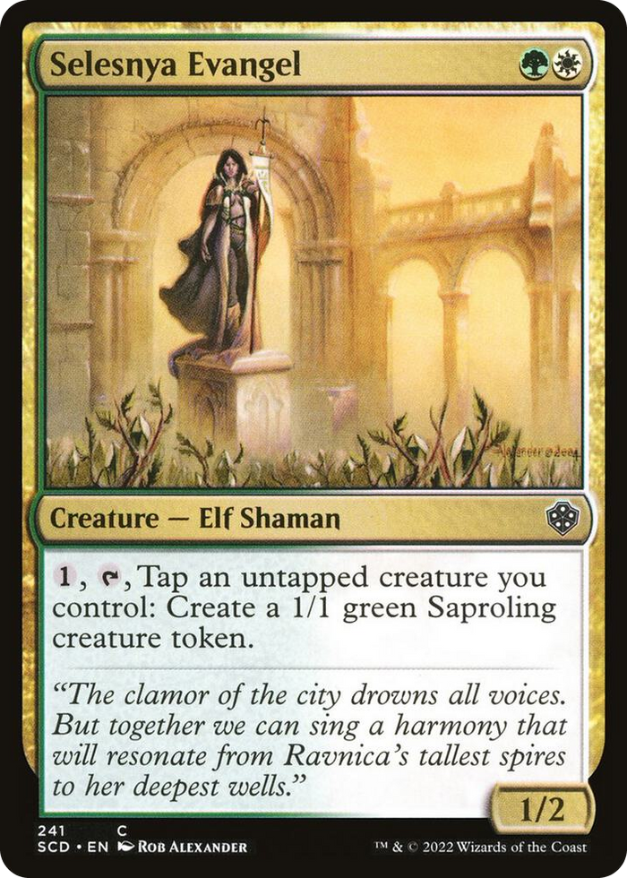 Selesnya Evangel #241 C - Starter Commander Decks Pokemon card