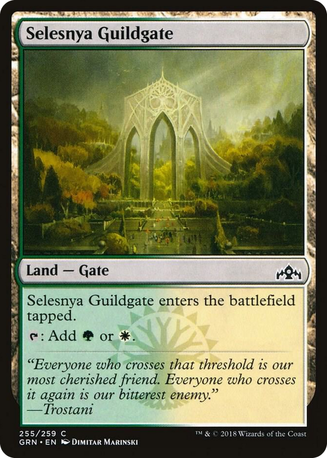 0255 Selesnya Guildgate (255) C Guilds of Ravnica