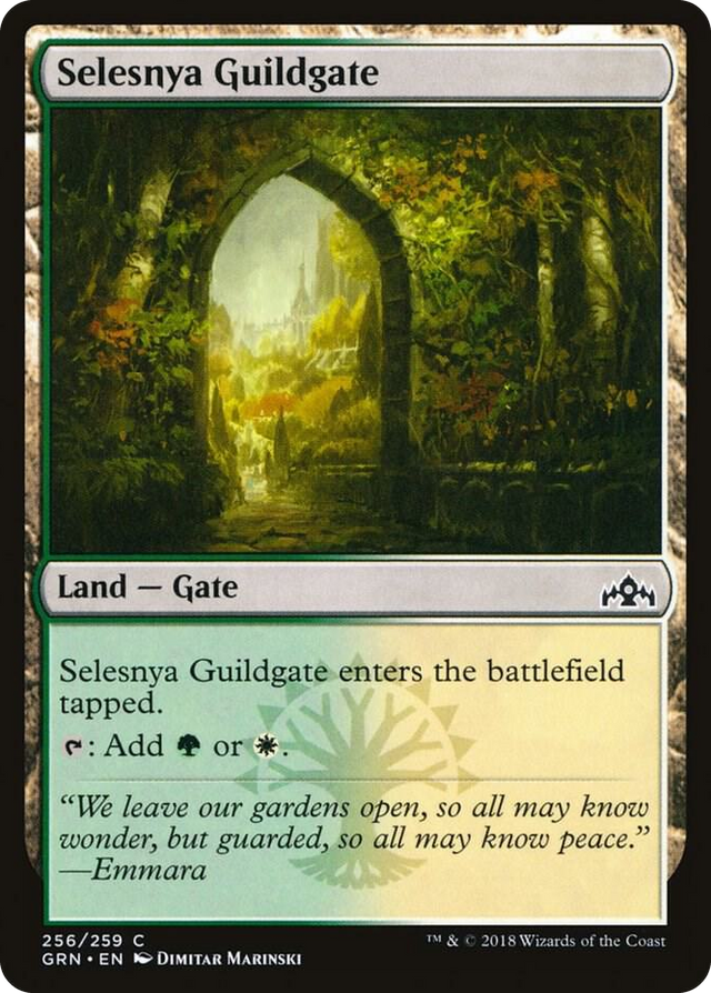 0256 Selesnya Guildgate (256) C Guilds of Ravnica