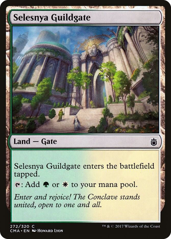 Selesnya Guildgate #272 C - Commander Anthology Pokemon card