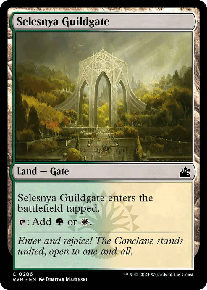 Selesnya Guildgate #286 C - Ravnica Remastered Pokemon card