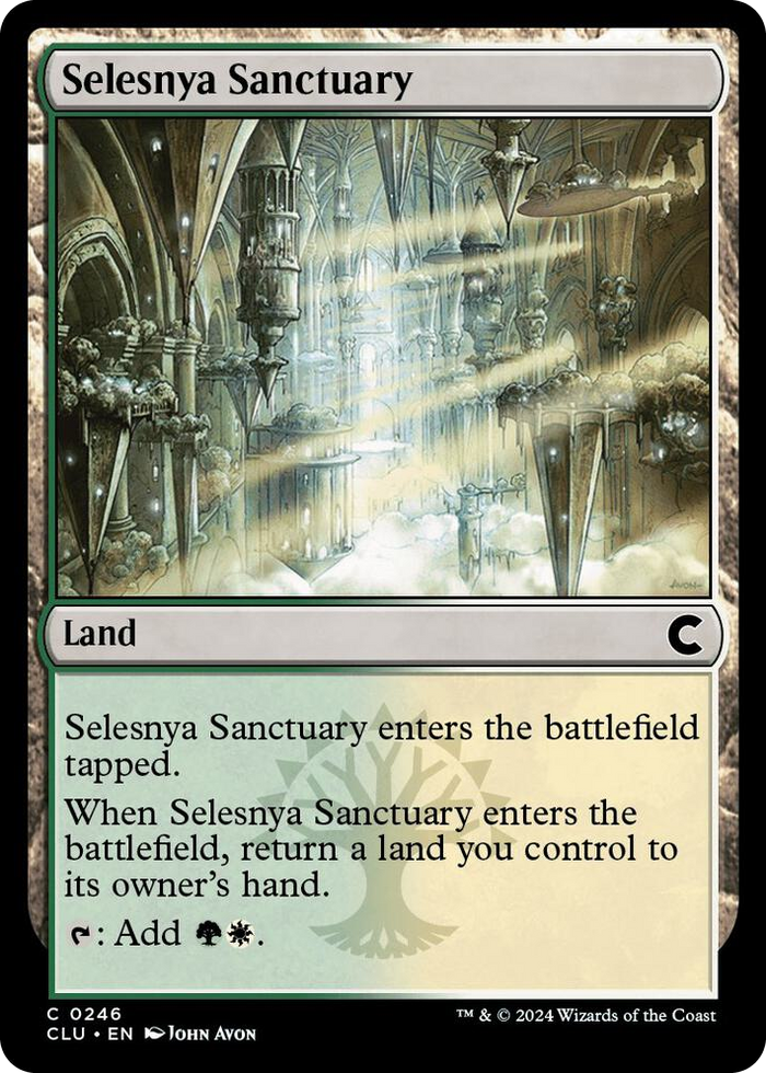 Selesnya Sanctuary #246 C - Ravnica: Clue Edition Pokemon card