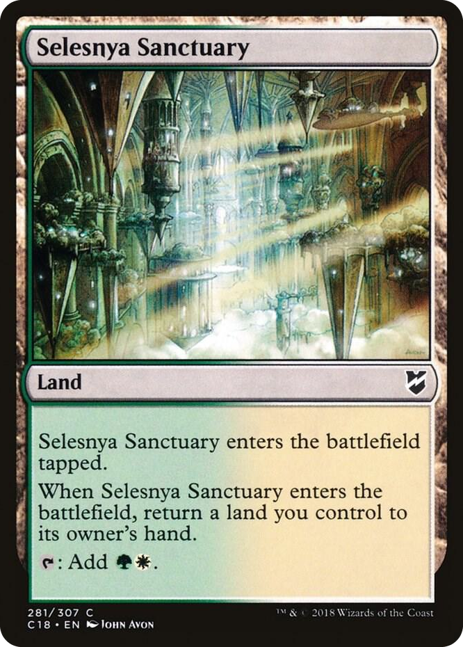 0281 Selesnya Sanctuary C Commander 2018