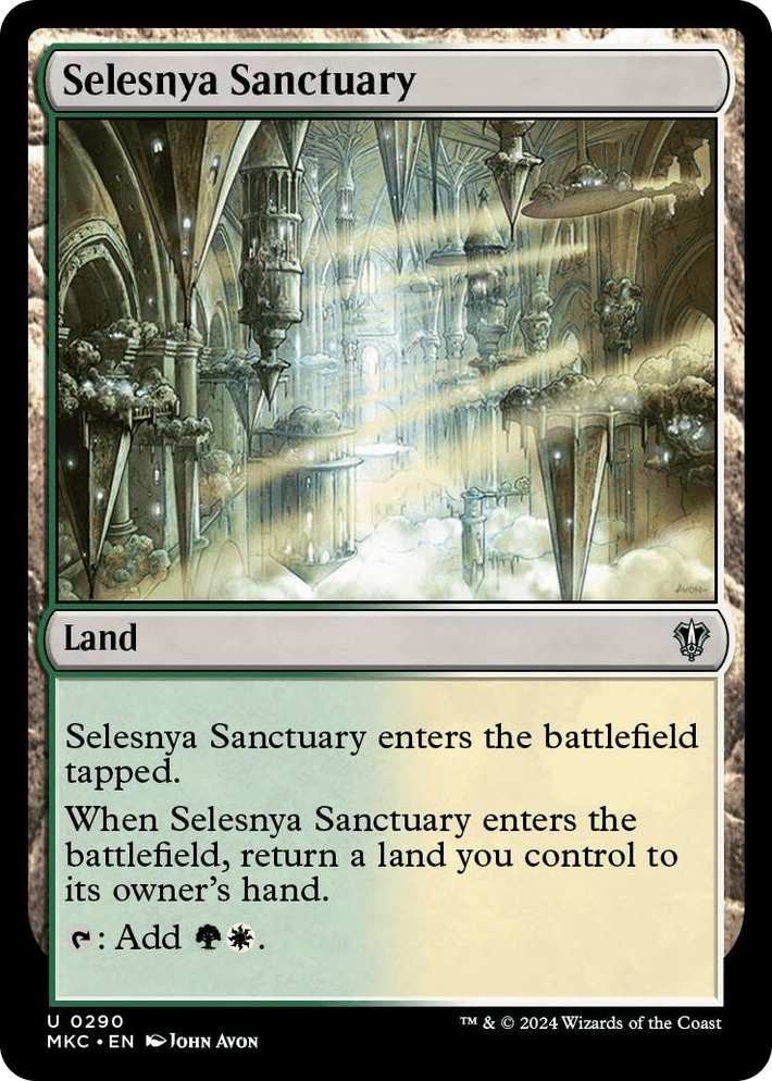 0290 Selesnya Sanctuary U Commander: Murders at Karlov Manor