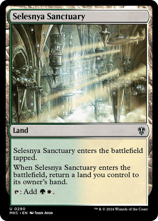 0290 Selesnya Sanctuary U Commander: Murders at Karlov Manor