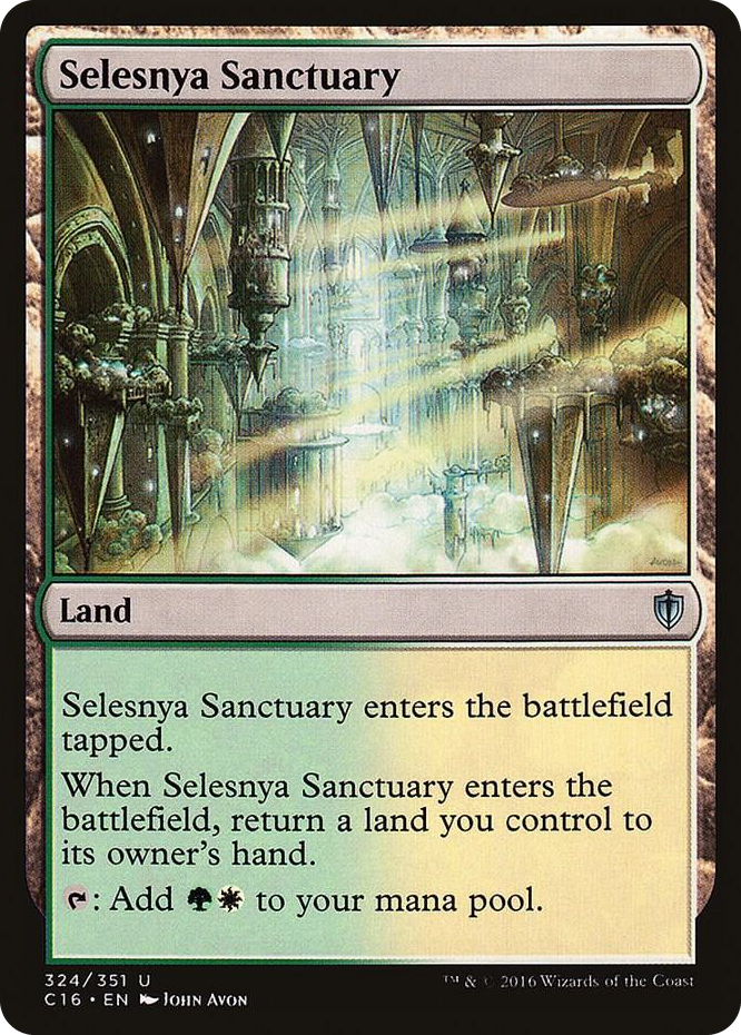 Selesnya Sanctuary #324 U - Commander 2016 Pokemon card