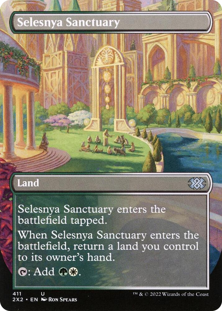 0411 Selesnya Sanctuary (Borderless) U Double Masters 2022