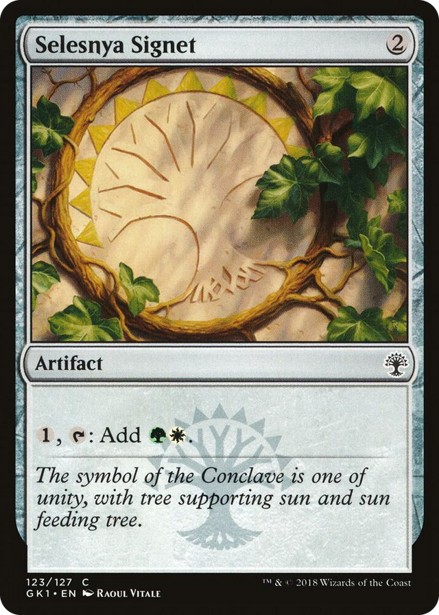 0123 Selesnya Signet C Guilds of Ravnica: Guild Kits