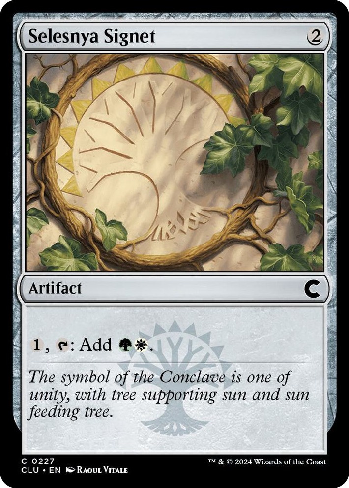 0227 Selesnya Signet C Ravnica: Clue Edition