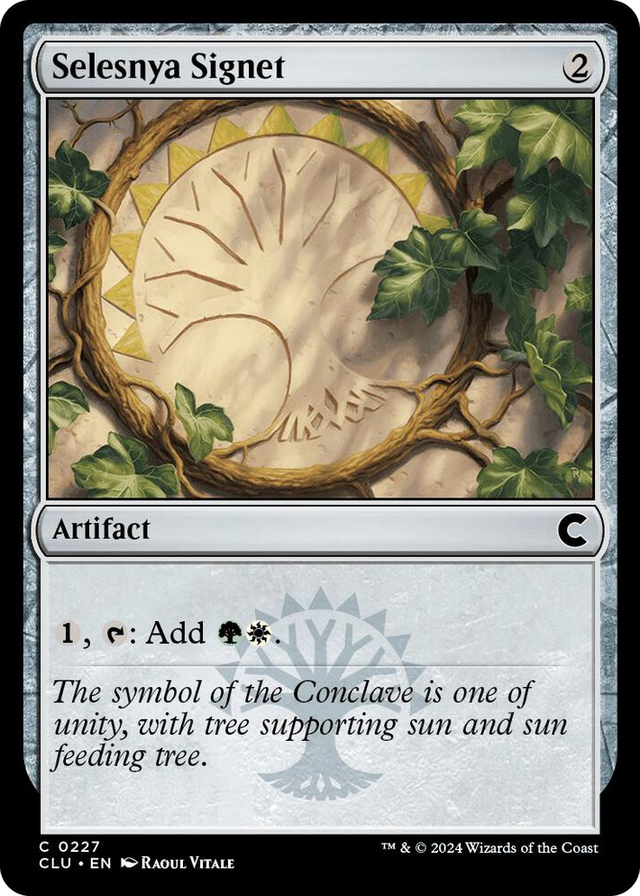 0227 Selesnya Signet C Ravnica: Clue Edition