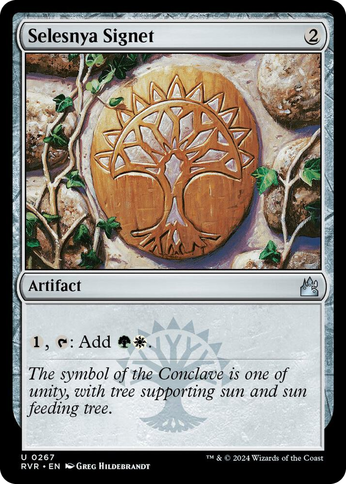 Selesnya Signet #267 U - Ravnica Remastered Pokemon card