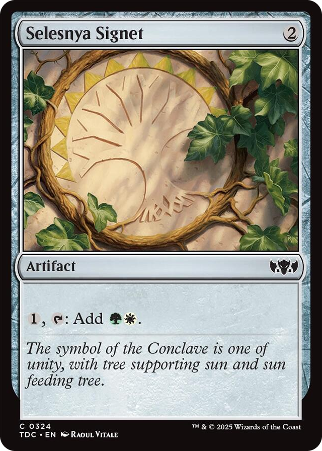 0324 Selesnya Signet C Commander: Tarkir: Dragonstorm