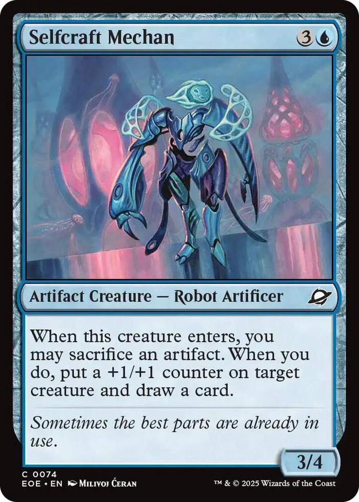 Selfcraft Mechan #74 C - Edge of Eternities Pokemon card