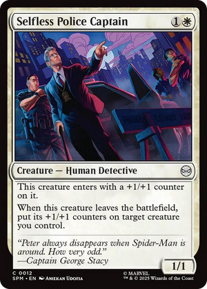 0012 Selfless Police Captain C Marvel's Spider-Man