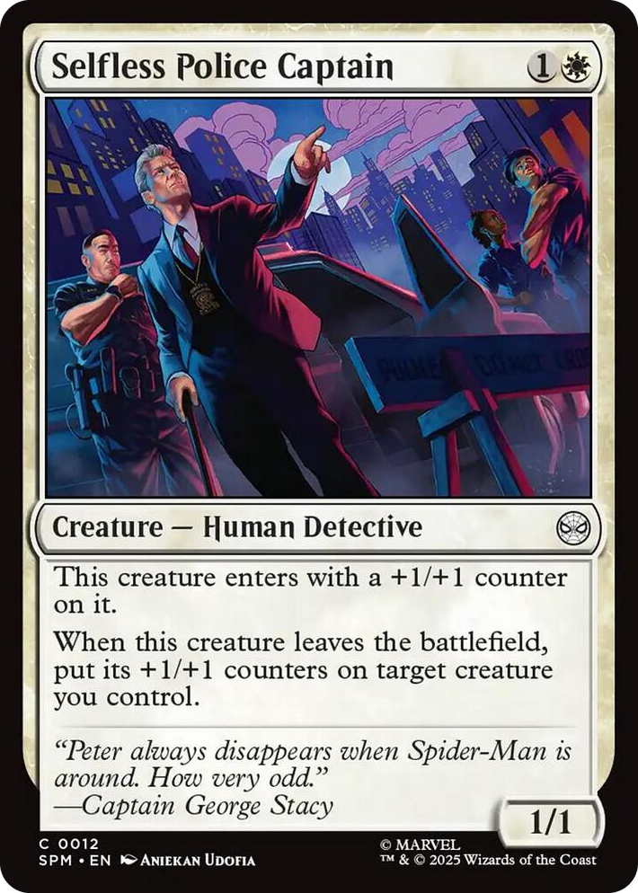 0012 Selfless Police Captain C Marvel's Spider-Man
