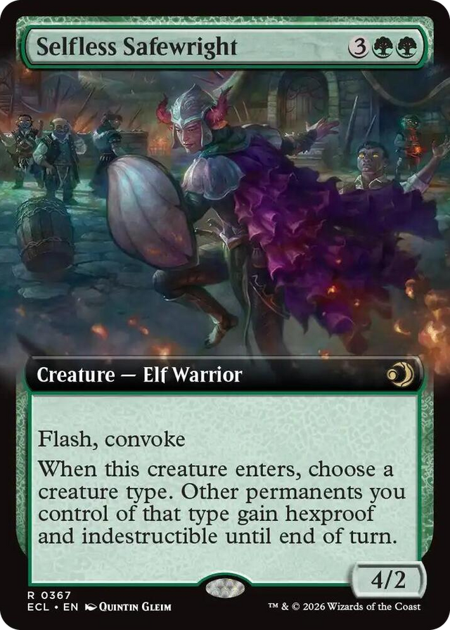 0367 Selfless Safewright (Extended Art) R Lorwyn Eclipsed