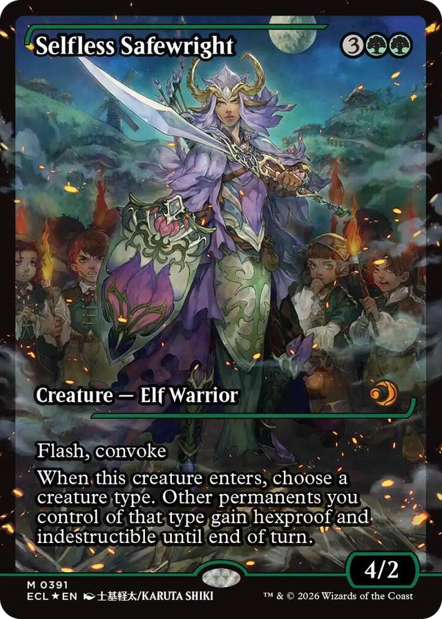 0391 Selfless Safewright (Showcase) M Lorwyn Eclipsed