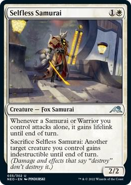 0035 Selfless Samurai U Kamigawa: Neon Dynasty