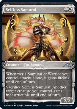 0312 Selfless Samurai (Showcase) U Kamigawa: Neon Dynasty