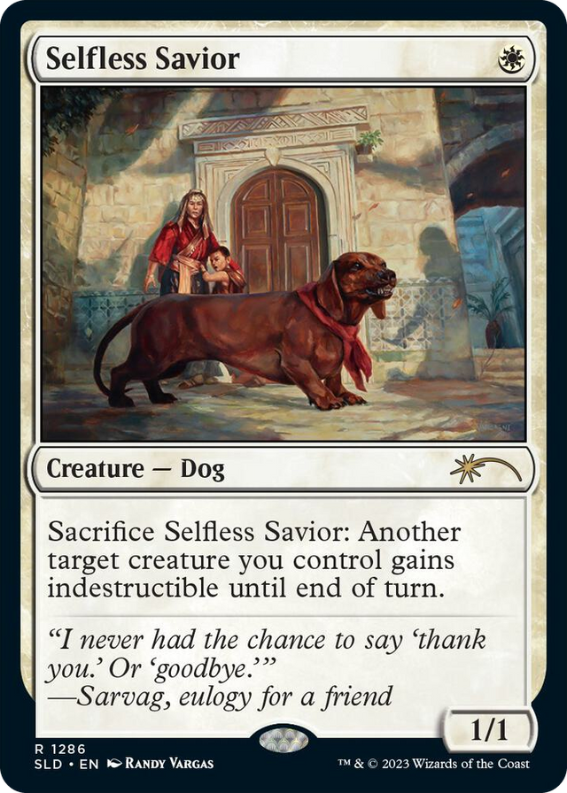 1286 Selfless Savior R Secret Lair Drop Series