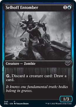 Selhoff Entomber #343 C - Innistrad: Double Feature Pokemon card