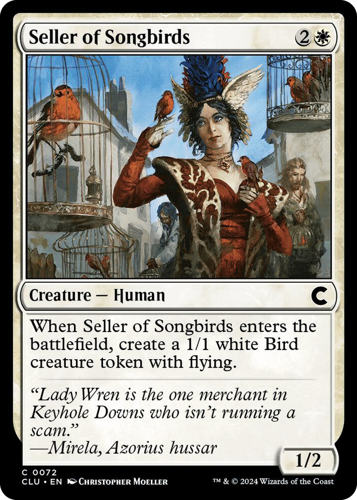 Seller of Songbirds #72 C - Ravnica: Clue Edition Pokemon card