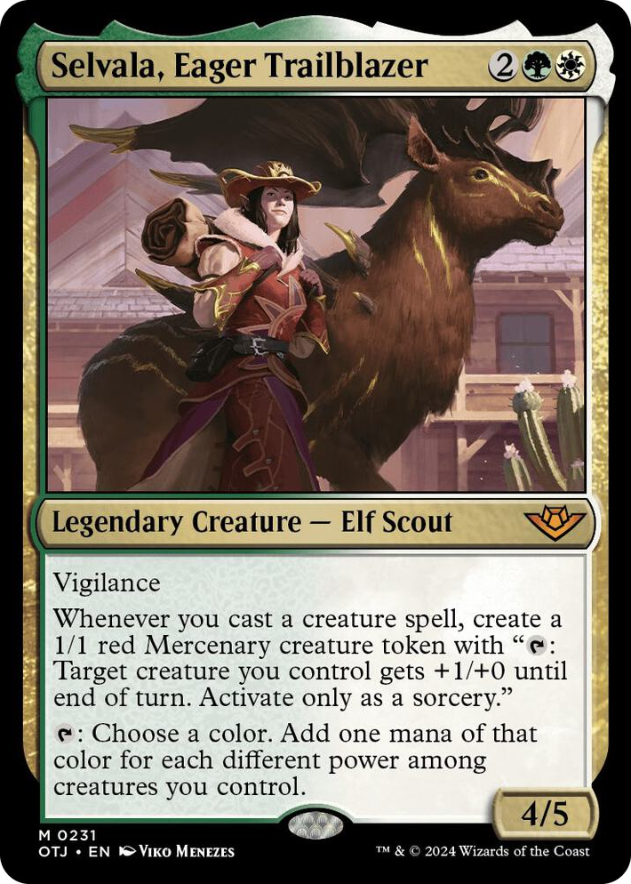 0231 Selvala, Eager Trailblazer M Outlaws of Thunder Junction