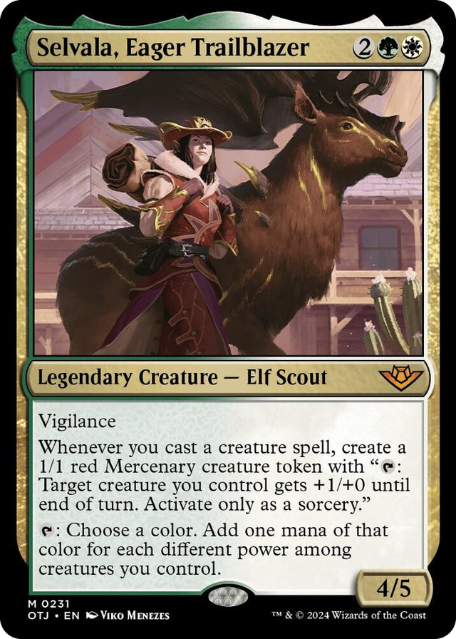 0231 Selvala, Eager Trailblazer M Outlaws of Thunder Junction