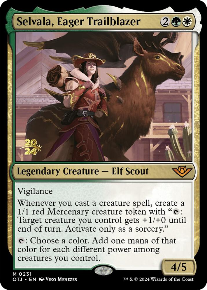 0231 Selvala, Eager Trailblazer M Prerelease Cards