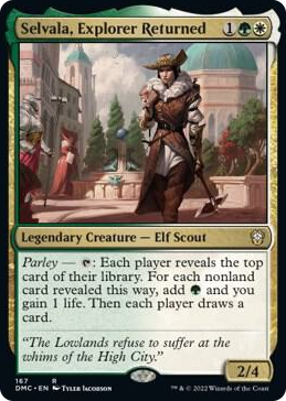 0167 Selvala, Explorer Returned R Commander: Dominaria United