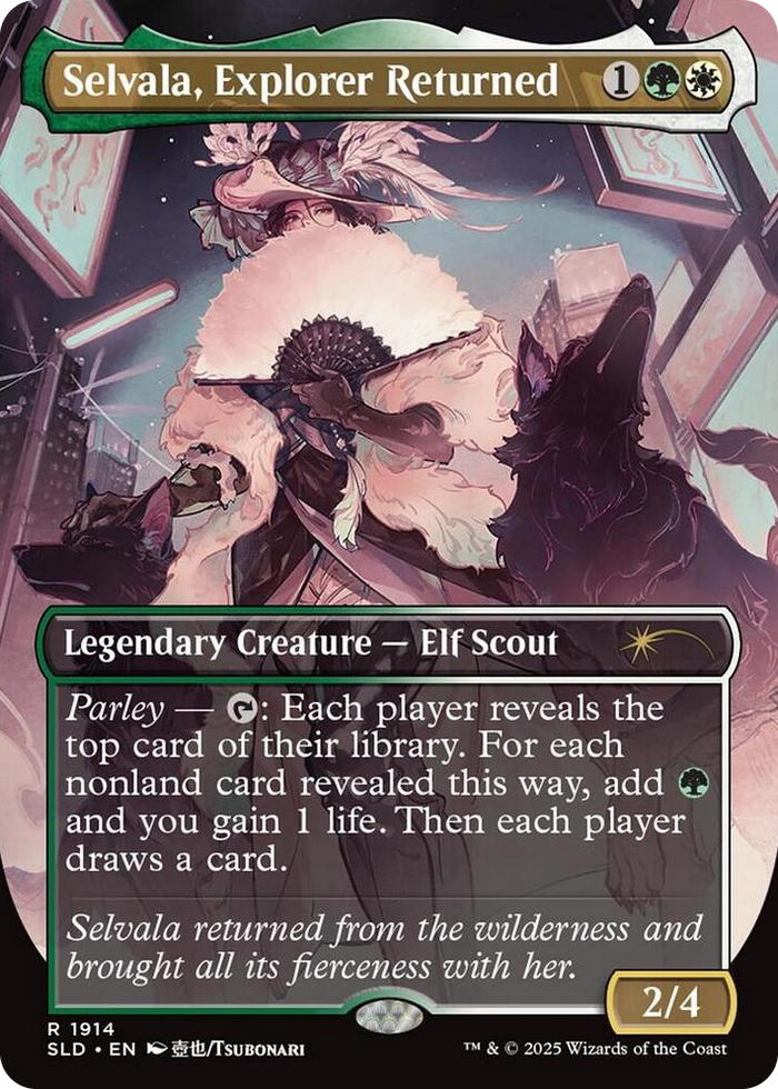 Selvala, Explorer Returned #1914 R - Secret Lair Drop Series Pokemon card