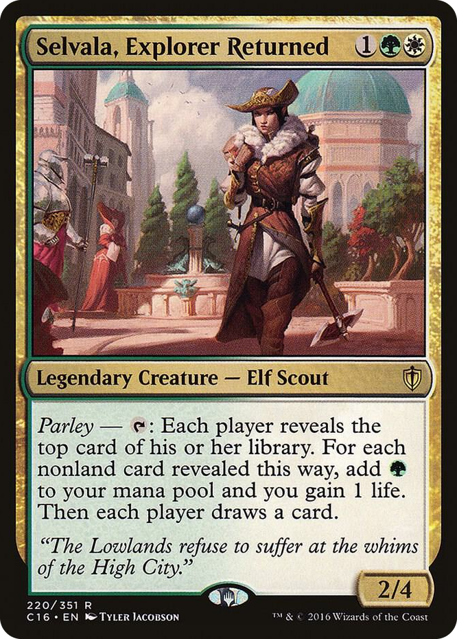 Selvala, Explorer Returned #220 R - Commander 2016 Pokemon card