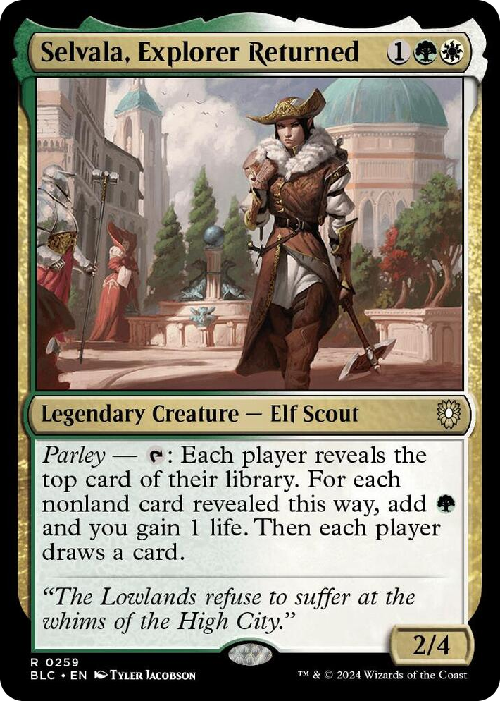 0259 Selvala, Explorer Returned R Commander: Bloomburrow
