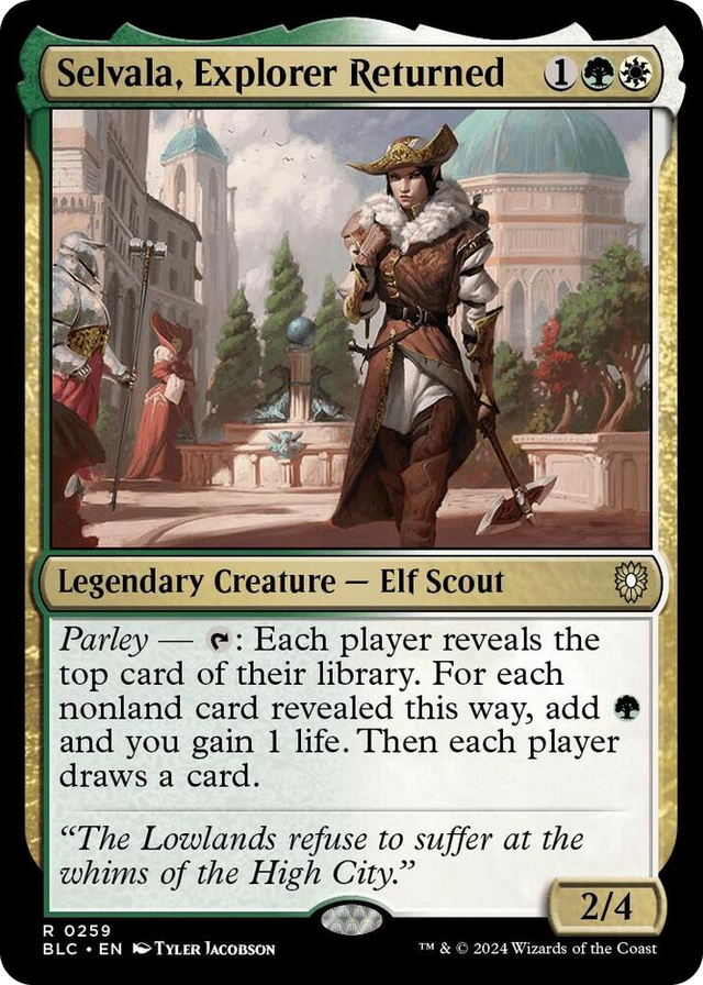 0259 Selvala, Explorer Returned R Commander: Bloomburrow