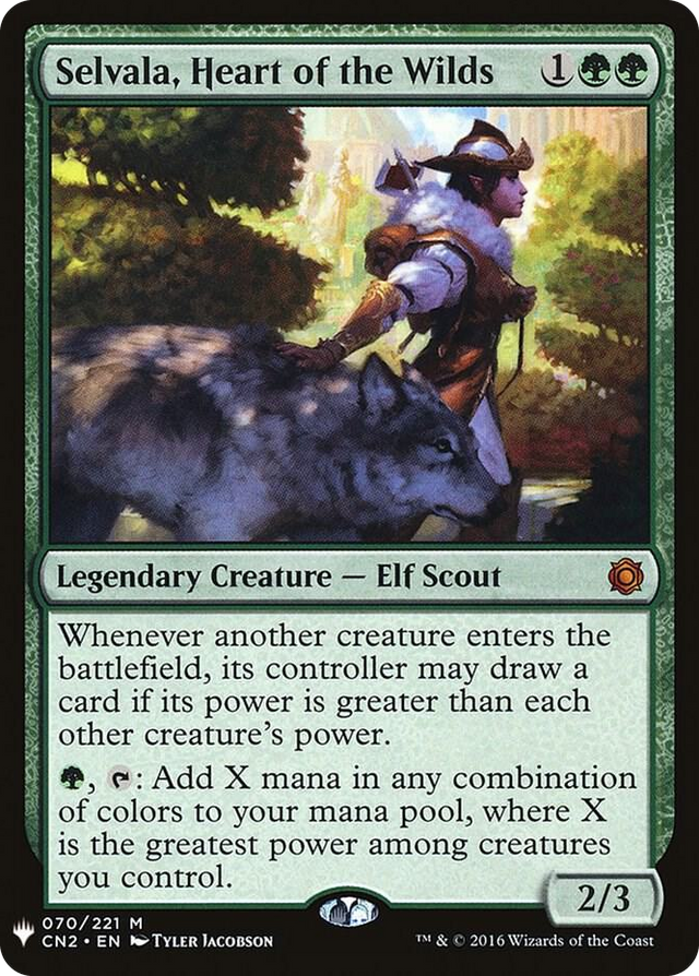 0070 Selvala, Heart of the Wilds M The List Reprints