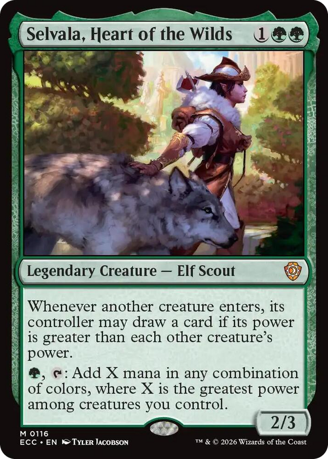 0116 Selvala, Heart of the Wilds M Commander: Lorwyn Eclipsed