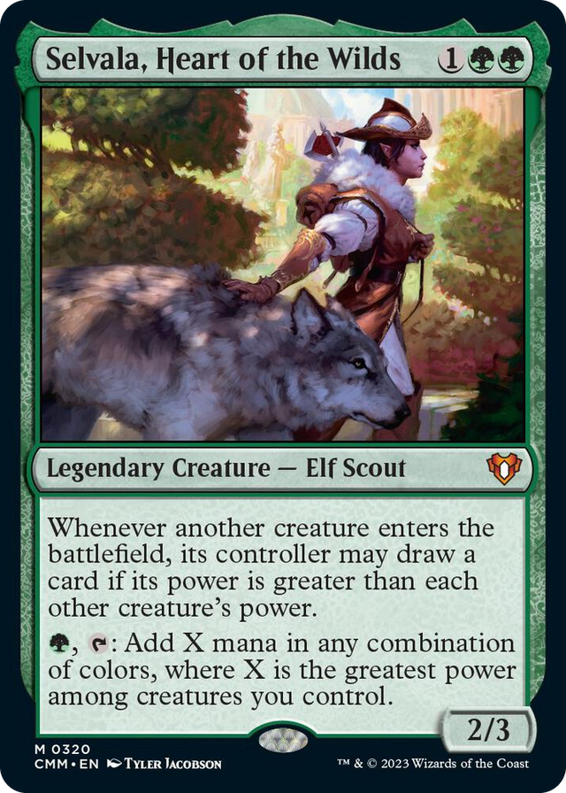 0320 Selvala, Heart of the Wilds M Commander Masters