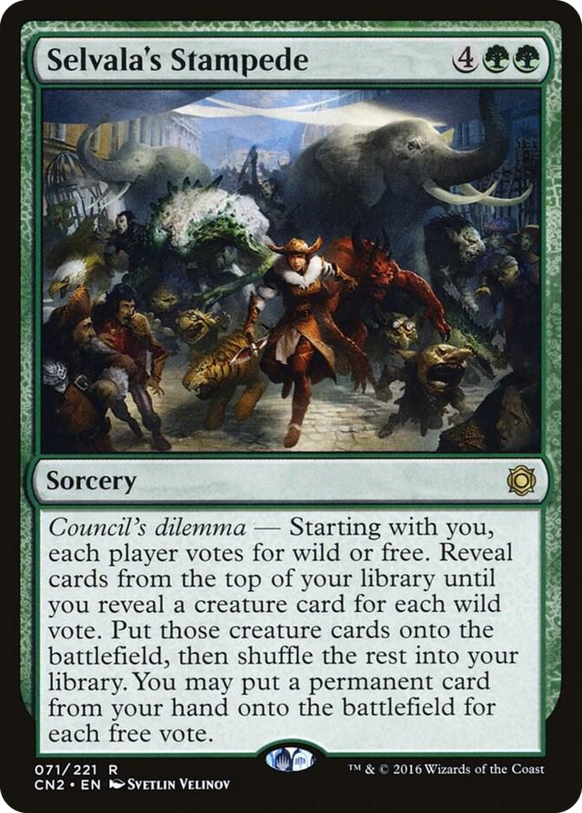 0071 Selvala's Stampede R Conspiracy: Take the Crown