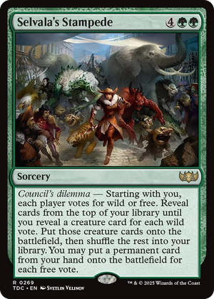 0269 Selvala's Stampede R Commander: Tarkir: Dragonstorm