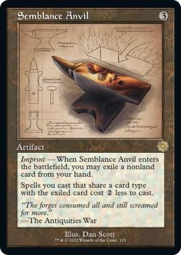 0115 Semblance Anvil (Schematic) R The Brothers' War: Retro Frame Artifacts