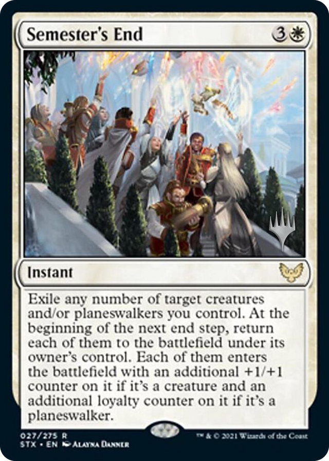 0027 Semester's End R Promo Pack: Strixhaven